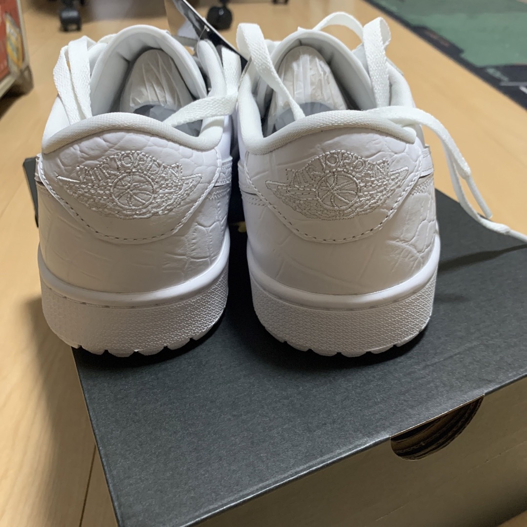 Jordan Brand（NIKE）(ジョーダン)のNIKE AIR JORDAN1 LOW GOLF ホワイト　26.5cm 新品 スポーツ/アウトドアのゴルフ(シューズ)の商品写真