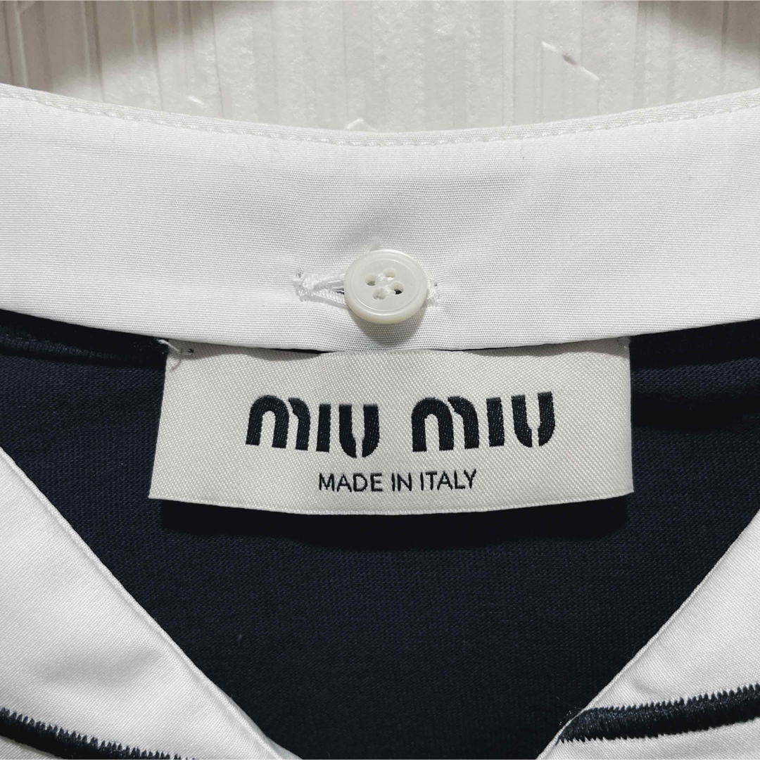 MIU MIU - miumiu セーラー Tシャツの通販 by a_yuka|ミュウ MIU MIU - miumiu セーラー Tシャツの通販 by a_yuka|ミュウ