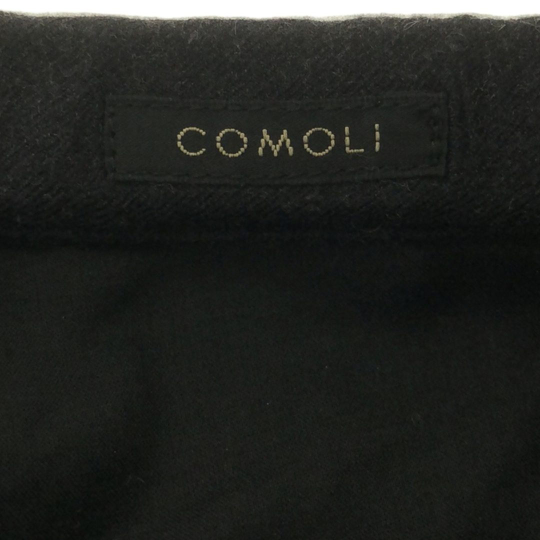 COMOLI(コモリ)のCOMOLI コモリ 22AW ウールビエラ ドローストリングパンツ チャコール 3 W03-03007 メンズのパンツ(その他)の商品写真