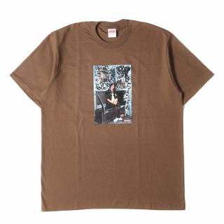 シュプリーム(Supreme)の新品 Supreme シュプリーム Tシャツ サイズ:L 21AW Martha Cooper レディ・ピンク フォト クルーネック 半袖Tシャツ Lady Pink/Supreme Tee ブラウン トップス カットソー コラボ【メンズ】(Tシャツ/カットソー(半袖/袖なし))