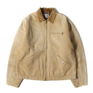 カーハート(carhartt)のCarhartt カーハート ジャケット サイズ:詳細参照(XL位) 80s 100周年記念モデル 裏地ブランケット デトロイトジャケット / ダック ワーク DETROIT JACKET ブラウン アウター ブルゾン 上着【メンズ】【中古】(その他)