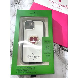 ケイトスペードニューヨーク(kate spade new york)の【新品未使用01 ケイトスペード iPhone15  iPhoneケース　ハート(iPhoneケース)