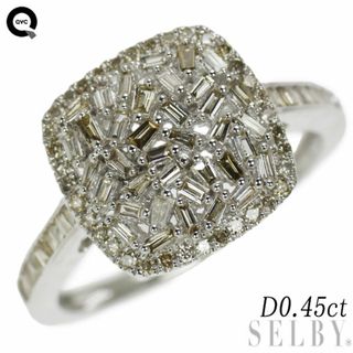 QVC K18WG ダイヤモンド リング 0.45ct(リング(指輪))