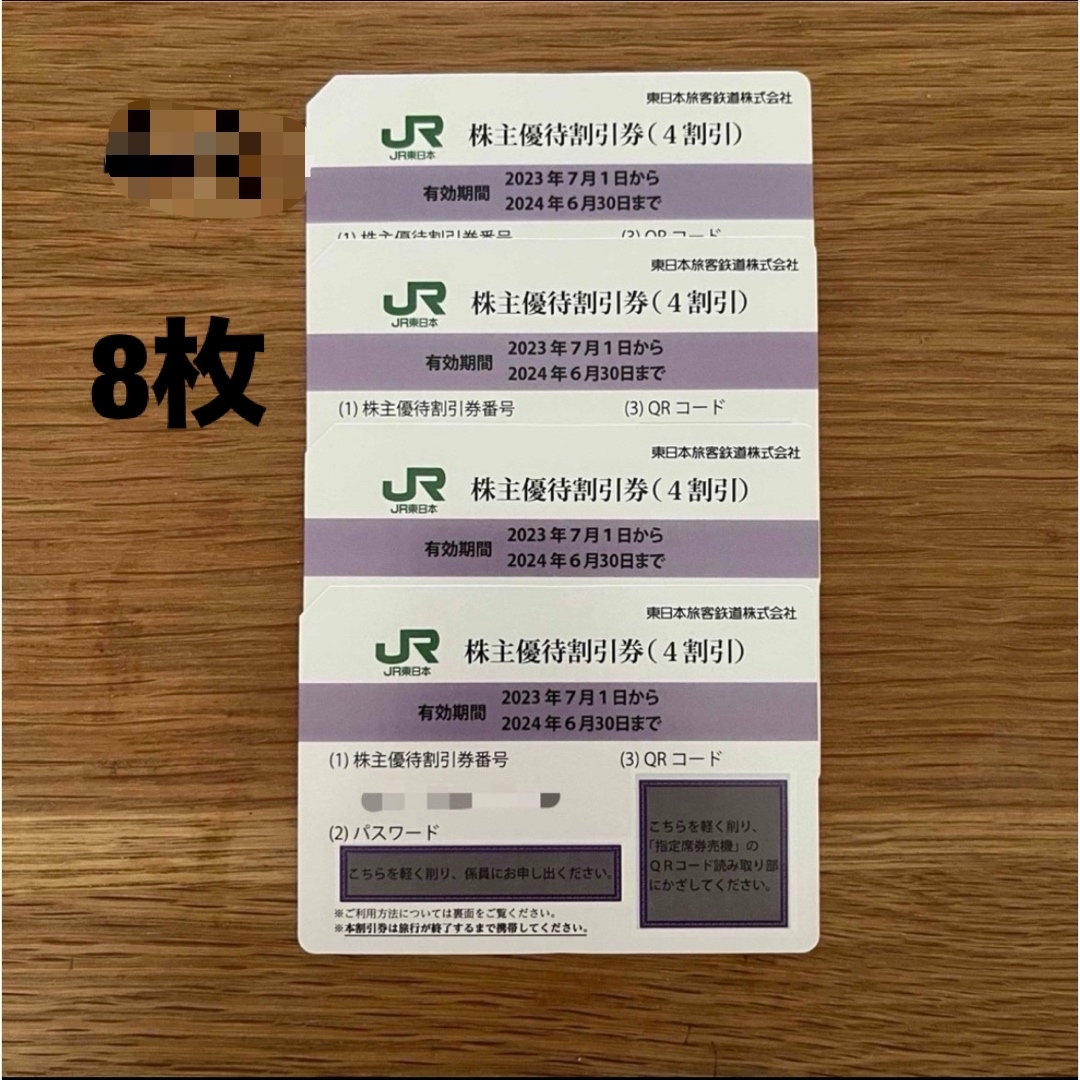 JR東日本 株主優待券 チケットの優待券/割引券(その他)の商品写真