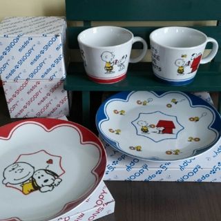 スヌーピー(SNOOPY)のスヌーピー　ミスタードーナツ　プレート　マグカップ　スープマグ　2016　ミスド(その他)