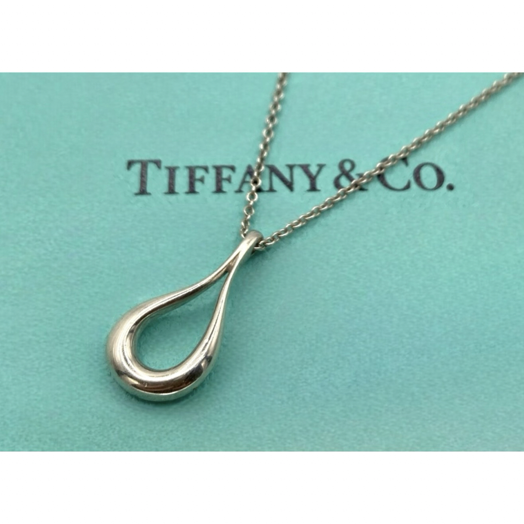 Tiffany & Co.(ティファニー)のTIFFANY&Co. ティファニー オープン ティアドロップ ネックレス レディースのアクセサリー(ネックレス)の商品写真