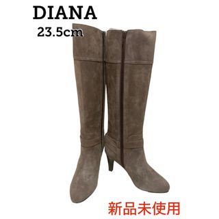 ダイアナ(DIANA)のダイアナ スェード ロング ブーツ バックベルト ハイヒール DIANA(ブーツ)