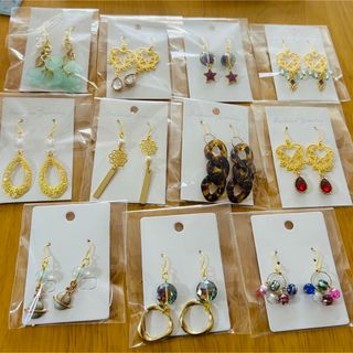 ハンドメイド　ピアスまとめ売り(ピアス)