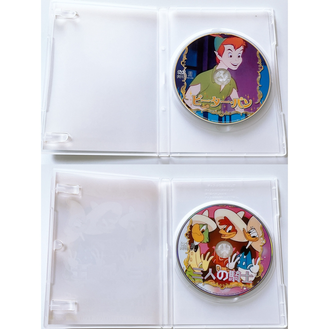 Disney(ディズニー)のディズニー アニメ ダンボ 白雪姫 ピーターパン 三人の騎士 DVD 4枚セット エンタメ/ホビーのDVD/ブルーレイ(キッズ/ファミリー)の商品写真