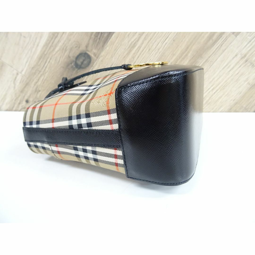 BURBERRY(バーバリー)のM奈102 / BURBERRY ノバチェック ハンドバッグ キャンバス レザー レディースのバッグ(ハンドバッグ)の商品写真