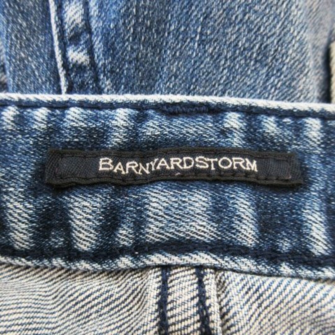 BARNYARDSTORM(バンヤードストーム)のバンヤードストーム パンツ デニム ジーンズ テーパード ストレッチ 0 青 レディースのパンツ(デニム/ジーンズ)の商品写真