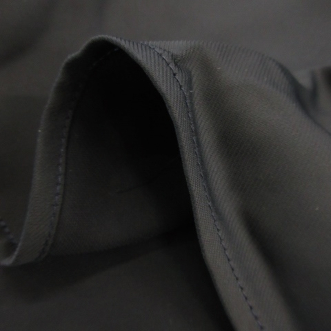 ZARA(ザラ)のザラ ブラウス ラウンドネック 五分袖 とろみ 光沢 配色 バイカラー S 紺 レディースのトップス(その他)の商品写真