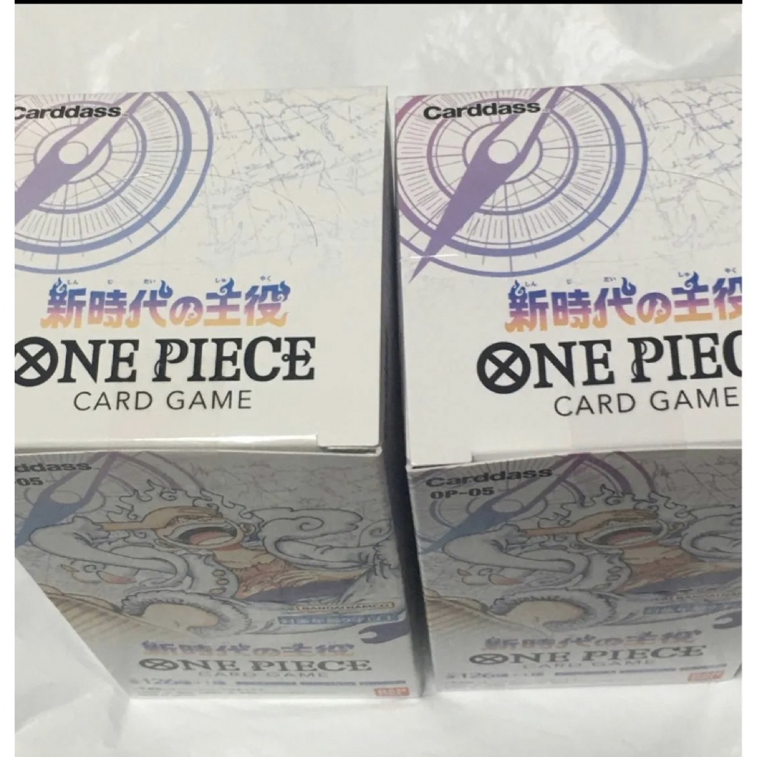 ONE PIECE(ワンピース)のワンピースカード　新時代の主役　テープ付き　2BOXセット　 エンタメ/ホビーのトレーディングカード(Box/デッキ/パック)の商品写真