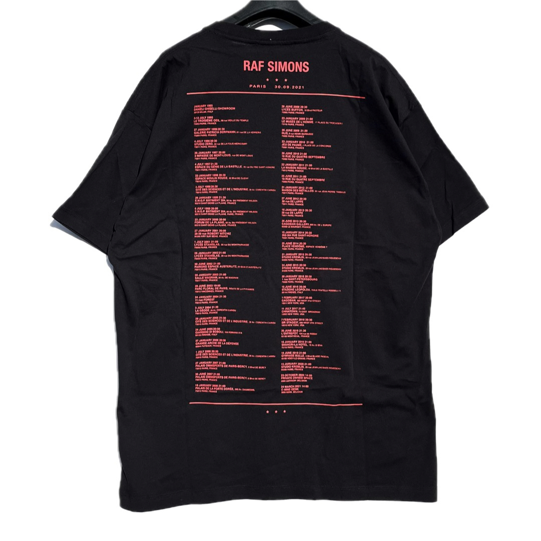 RAF SIMONS(ラフシモンズ)の新品未使用 RAF SIMONS 22SS TOUR TEE Tシャツ M メンズのトップス(Tシャツ/カットソー(半袖/袖なし))の商品写真