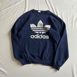 アディダス(adidas)の90s adidas アディダス USA製 スウェット トレフォイルロゴ L(スウェット)