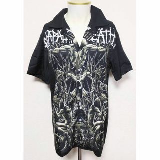 【Lサイズ】ナパーム・デス　シャツ　柄シャツ　ロックバンド　メタル　半袖(シャツ)