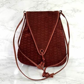 ボッテガヴェネタ(Bottega Veneta)のボッテガヴェネタ BOTTEGA ショルダーバッグ レザー ベロア 蝶柄(ショルダーバッグ)