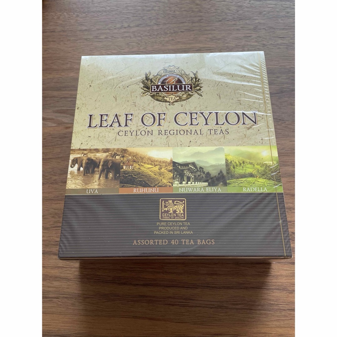 BASILUR TEA バシラーティー Leaf of Ceylon 新品未開封 食品/飲料/酒の飲料(茶)の商品写真