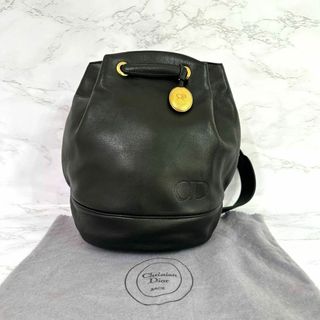 ディオール(Dior)のディオール Christian Dior ショルダーバッグ レザー ブラック 黒(ショルダーバッグ)