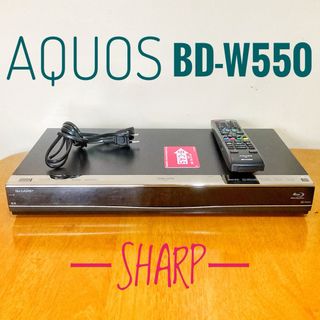 SHARP シャープ　ブルーレイレコーダー HDD 500GB 2チューナー