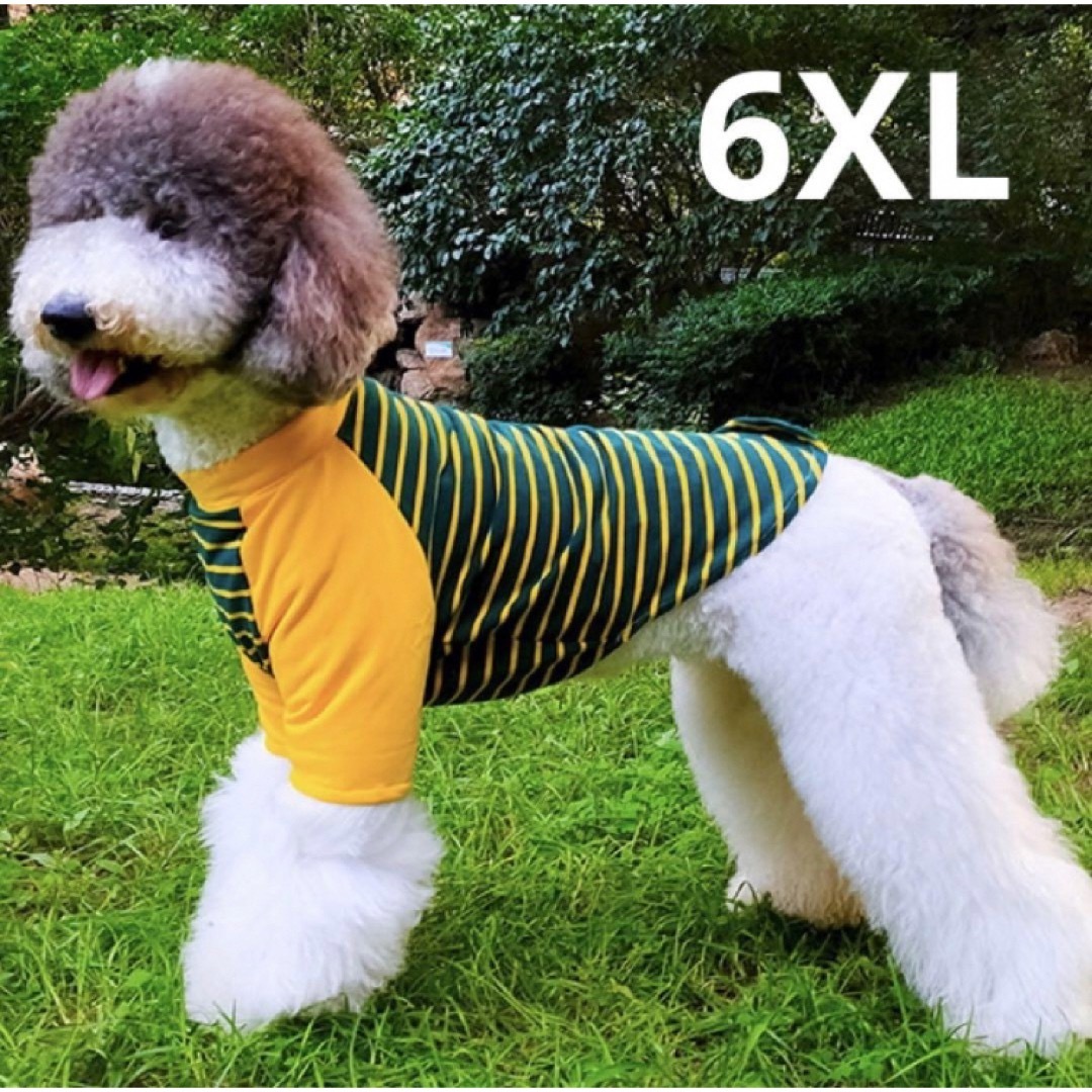【訳あり】大型犬用 犬服 可愛い　ボーダー柄 6XL その他のペット用品(犬)の商品写真