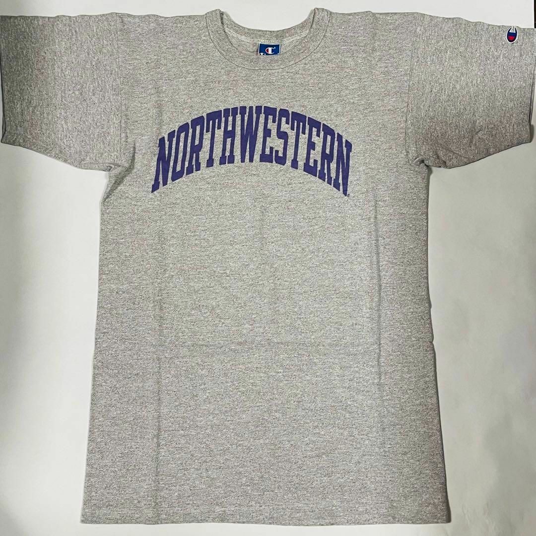 Champion(チャンピオン)の80's 青刺繍タグ中期 チャンピオン Tシャツ 紫染み込み 88%コットン メンズのトップス(Tシャツ/カットソー(半袖/袖なし))の商品写真