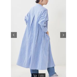 フリークスストア(FREAK'S STORE)の⭐︎GW限定セール⭐︎FREAK'S STOREマオカラーフレアシャツワンピース(ロングワンピース/マキシワンピース)