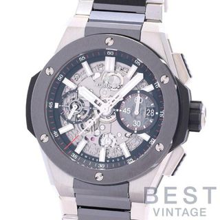 ウブロ(HUBLOT)のウブロ 【HUBLOT】 ビッグバン インテグレーテッド チタニウム セラミック 451.NM.1170.NM メンズ スケルトン セラミック/チタン 腕時計 時計 BIG BANG INTEGRATED TITANIUM CERAMIC SKELETON CE/TI 【中古】 (腕時計(アナログ))