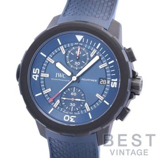 IWC - アイダブリューシー 【IWC】 アクアタイマークロノグラフ "ローレウススポーツフォーグッド" IW379507 メンズ ブルー ステンレススティール(ラバーコーティング) 腕時計 時計 AQUATIMER CHRONOGRAPH “LAUREUS SPORT FOR GOOD” BLUE SS 【中古】 