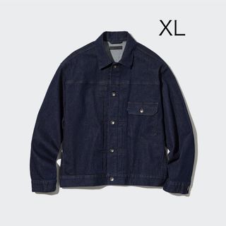 ユニクロ(UNIQLO)のユニクロ デニムジャケット XL 68ブルー(Gジャン/デニムジャケット)