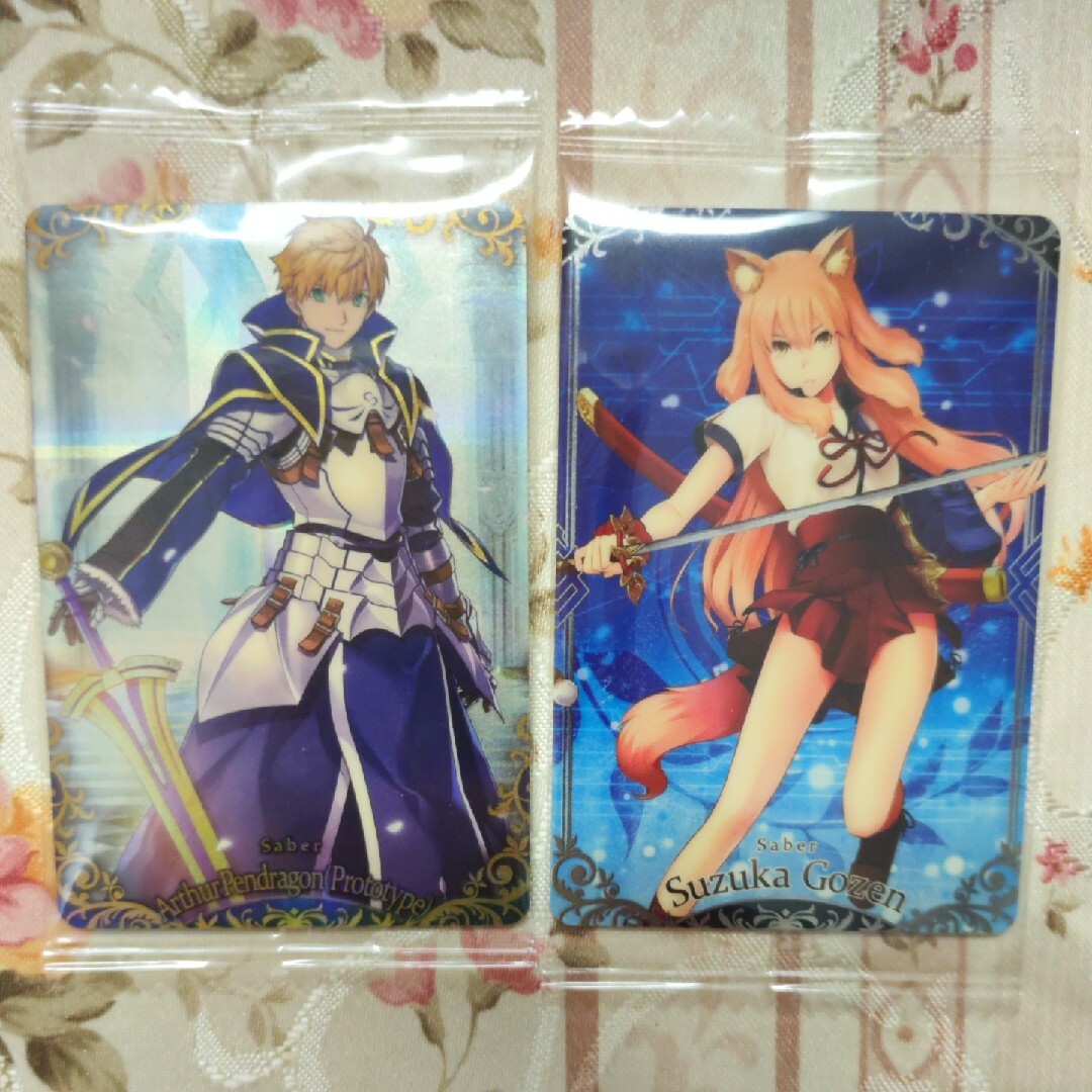 BANDAI(バンダイ)のFGO Fate stay night ウエハース5  カード2枚セット エンタメ/ホビーのアニメグッズ(カード)の商品写真