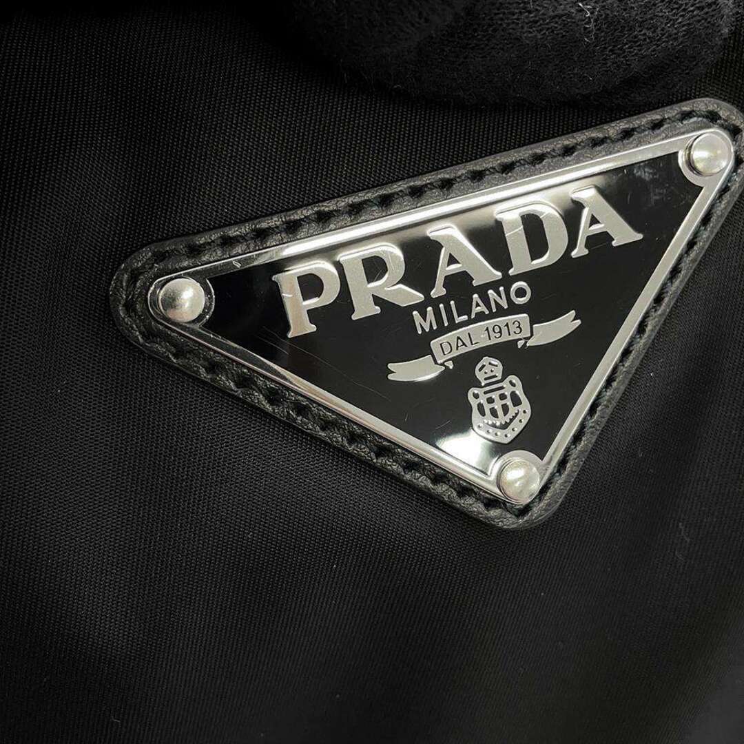 PRADA(プラダ)のプラダ ハンドバッグ Re-Nylon ロゴ ナイロン 1BA354 PRADA 2way 黒 レディースのバッグ(ハンドバッグ)の商品写真