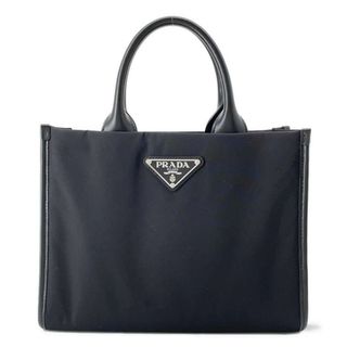 プラダ(PRADA)のプラダ ハンドバッグ Re-Nylon ロゴ ナイロン 1BA354 PRADA 2way 黒(ハンドバッグ)