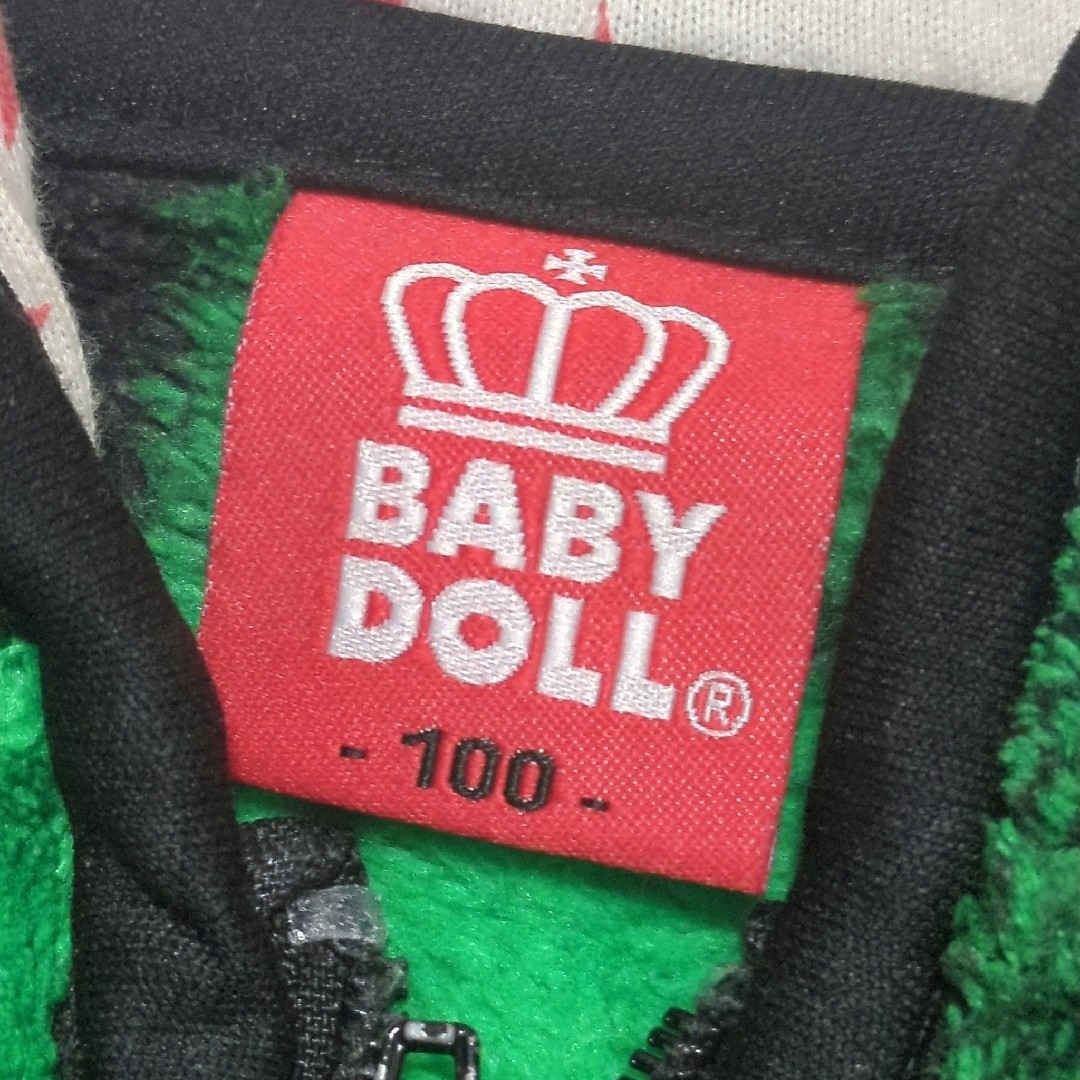 BABYDOLL(ベビードール)のBABYDOLL　ベビードール　フリース　パーカー　100cm キッズ/ベビー/マタニティのキッズ服男の子用(90cm~)(ジャケット/上着)の商品写真