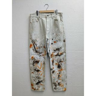 EURO LEVI'S 618 PAINTED WHITE DENIM