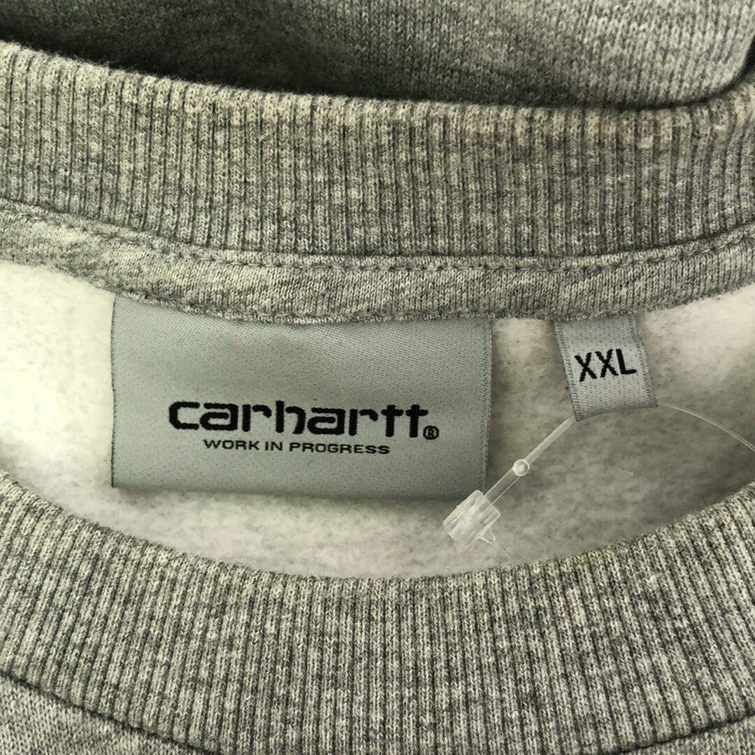 carhartt(カーハート)のCarhartt WIP カーハート ダブリューアイピー POCKET LOOSE SWEATSHIRT ポケットルーズスウェットトレーナー グレー XXL メンズのトップス(スウェット)の商品写真