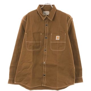 カーハート(carhartt)のCarhartt WIP カーハート ダブリューアイピー CHALK SHIRT JAC ワークシャツジャケット  ブラウン XL(シャツ)