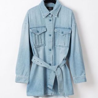 グレースコンチネンタル　デニムシャツ　36 Sサイズ　美品(カットソー(長袖/七分))