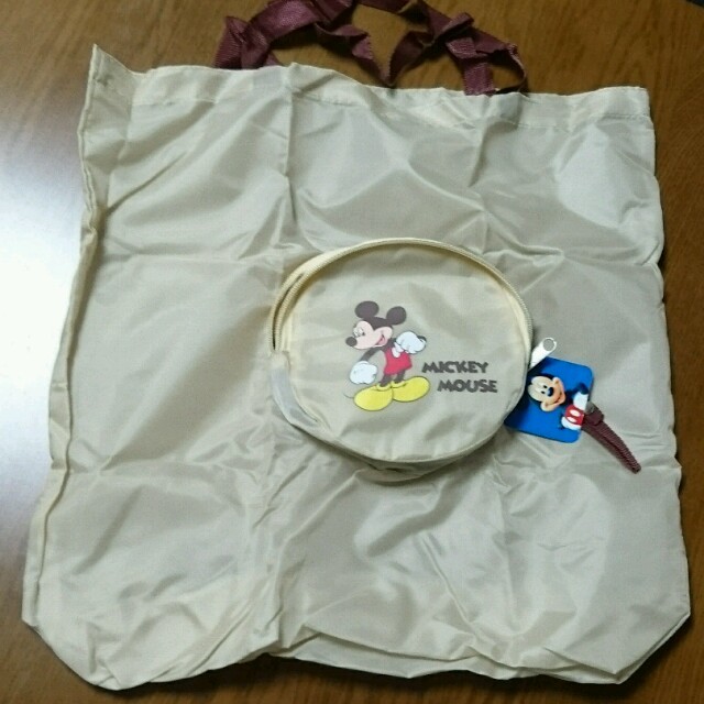 Disney(ディズニー)の新品・未使用 ミッキーマウス エコバッグ レディースのバッグ(エコバッグ)の商品写真