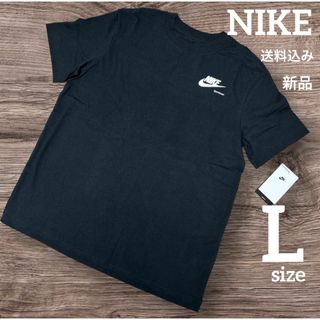 ナイキ(NIKE)の新品★NIKE★レディース★ワイドtシャツ★Lサイズ★ブラック(Tシャツ(半袖/袖なし))