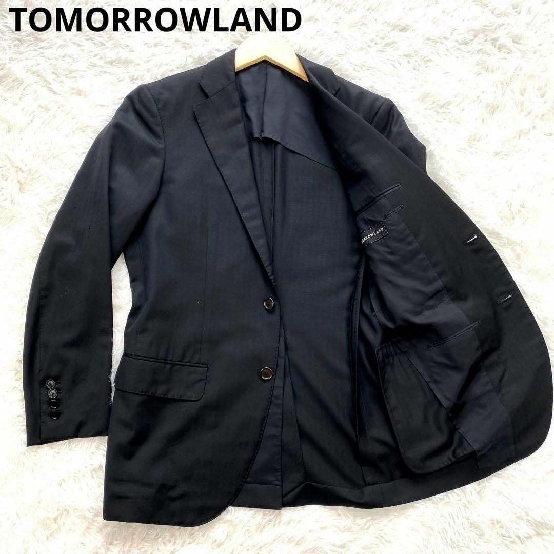 TOMORROWLAND(トゥモローランド)のトゥモローランド モヘア × ウール 2B 背抜きテーラードジャケット[46] メンズのジャケット/アウター(テーラードジャケット)の商品写真