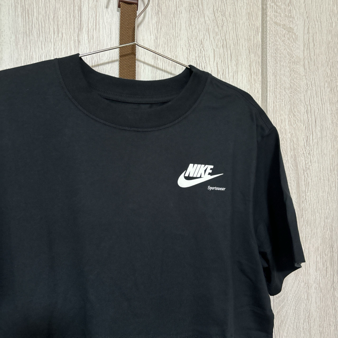 NIKE(ナイキ)の新品★NIKE★レディース★ワイドtシャツ★XLサイズ★ブラック レディースのトップス(Tシャツ(半袖/袖なし))の商品写真