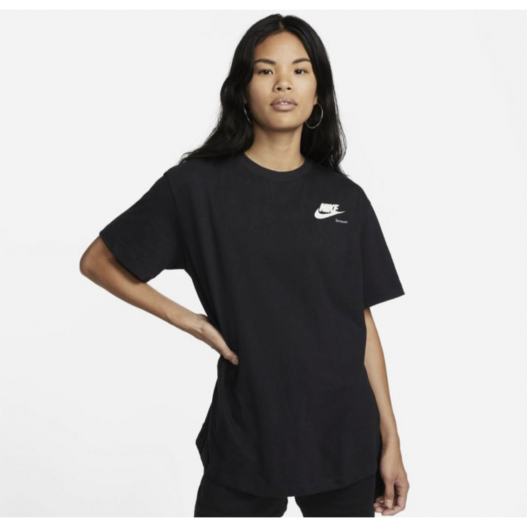 NIKE(ナイキ)の新品★NIKE★レディース★ワイドtシャツ★XLサイズ★ブラック レディースのトップス(Tシャツ(半袖/袖なし))の商品写真