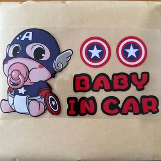 車用ステッカー☆BABY IN CAR(ステッカー)