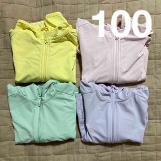 ユニクロ(UNIQLO)のUNIQLO ユニクロ　エアリズム　長袖　パーカ　100(ジャケット/上着)