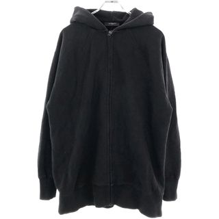 ジバンシィ(GIVENCHY)のGIVENCHY ジバンシィ オーバーサイズジップアップスウェットパーカー ブラック XS 9F 7456 09(パーカー)