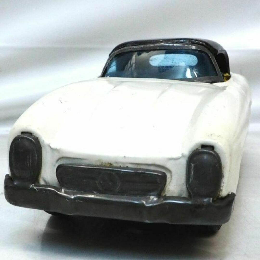 旭玩具【メルセデスベンツ300SLロードスター白】tinブリキtoy 旭玩具【メルセデスベンツ300SLロードスター白】tinブリキtoy
