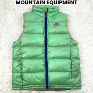 マウンテンイクイップメント(MOUNTAIN EQUIPMENT)の美品 マウンテンイクイップメント 軽量ダウンベスト [FREE] ライムグリーン(ダウンベスト)