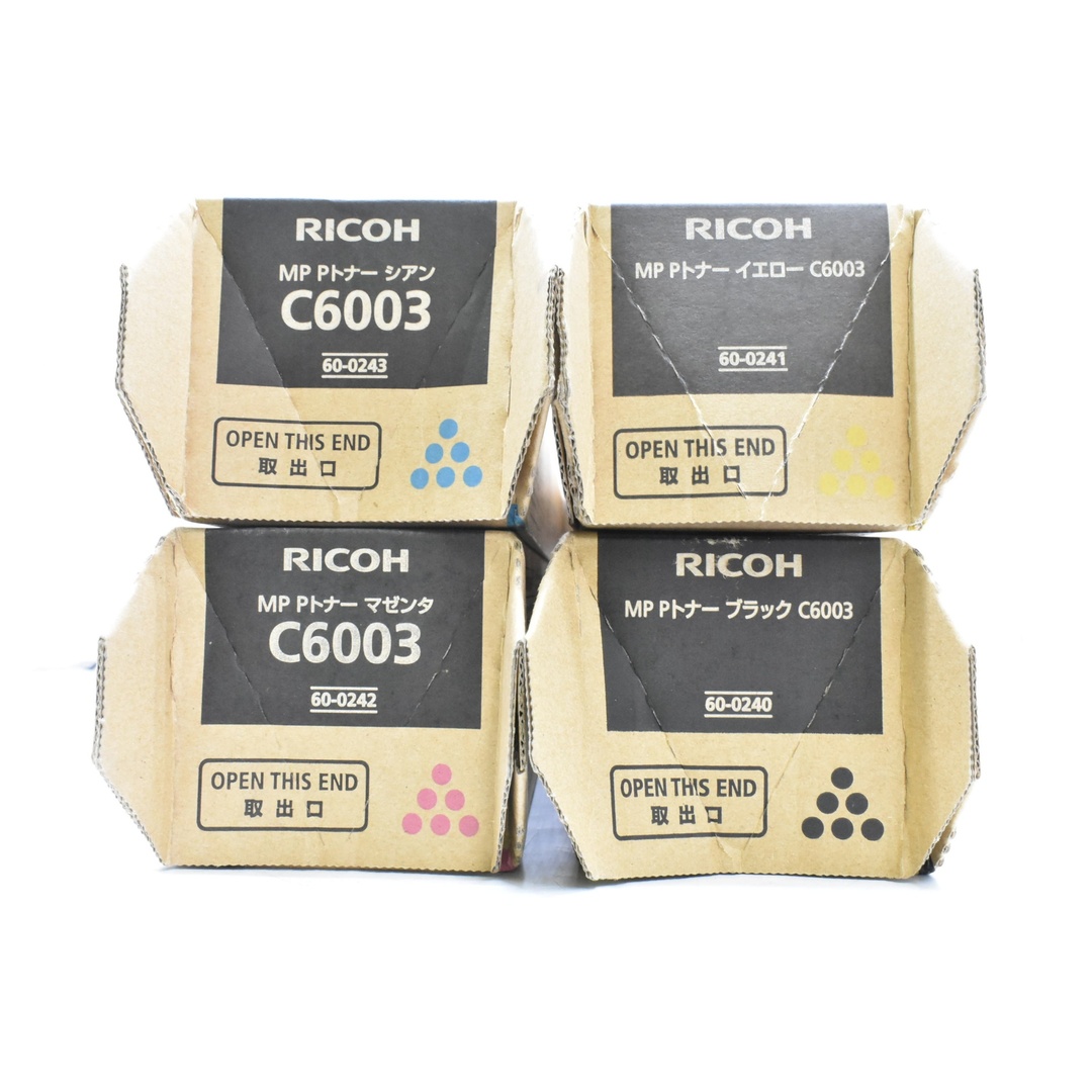 未使用 RICOH 純正 トナー C6003 4色(シアン・マゼンタ・イエロー 未使用 RICOH 純正 トナー C6003 4色(シアン・マゼンタ・イエロー