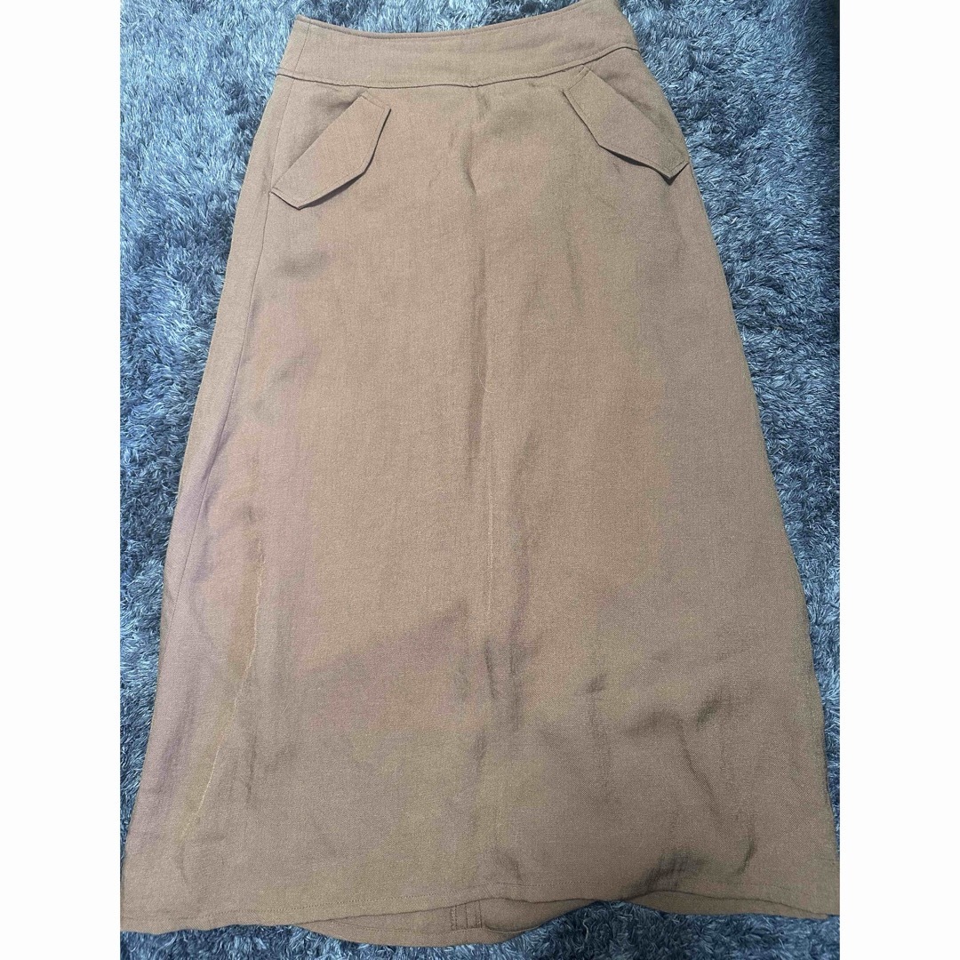 SLOBE IENA(スローブイエナ)のスローブイエナ　SLOBEIENA ポケット　フレアスカート レディースのスカート(ロングスカート)の商品写真